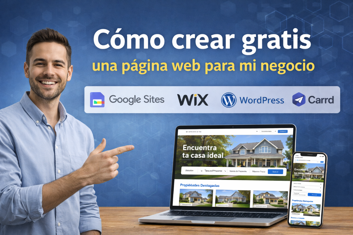 Cómo Crear Gratis Una Página Web Para Mi Negocio