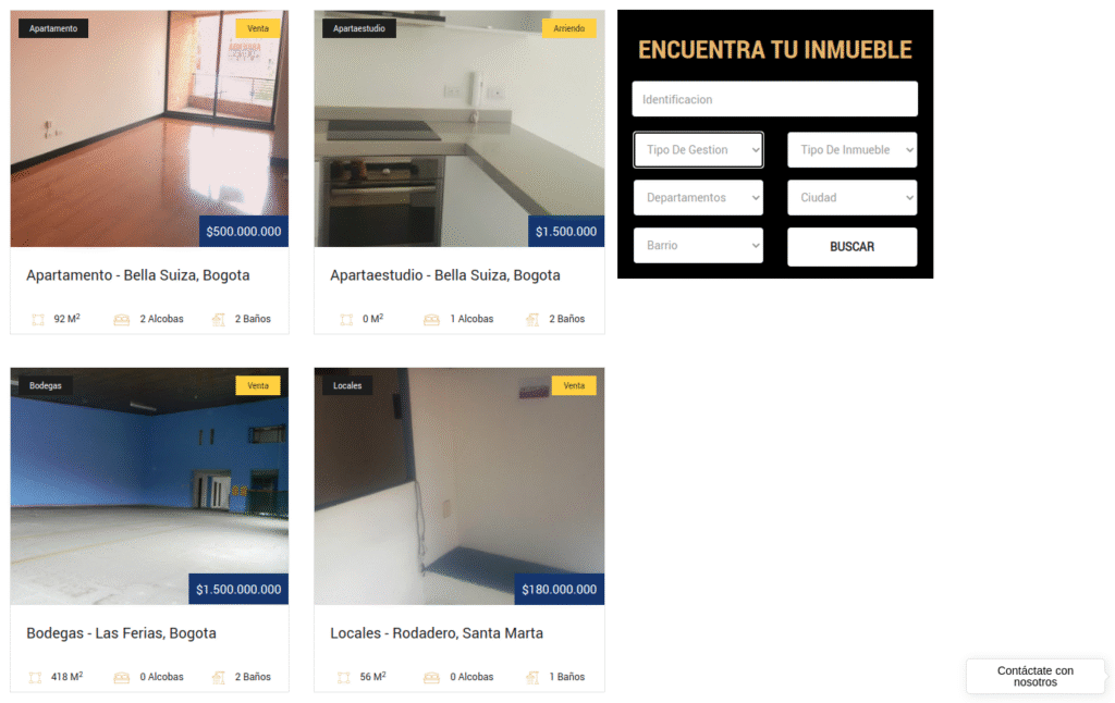 Listado De Inmuebles Del Plugin Visualinmueble Para Simi Wasi Y Domus