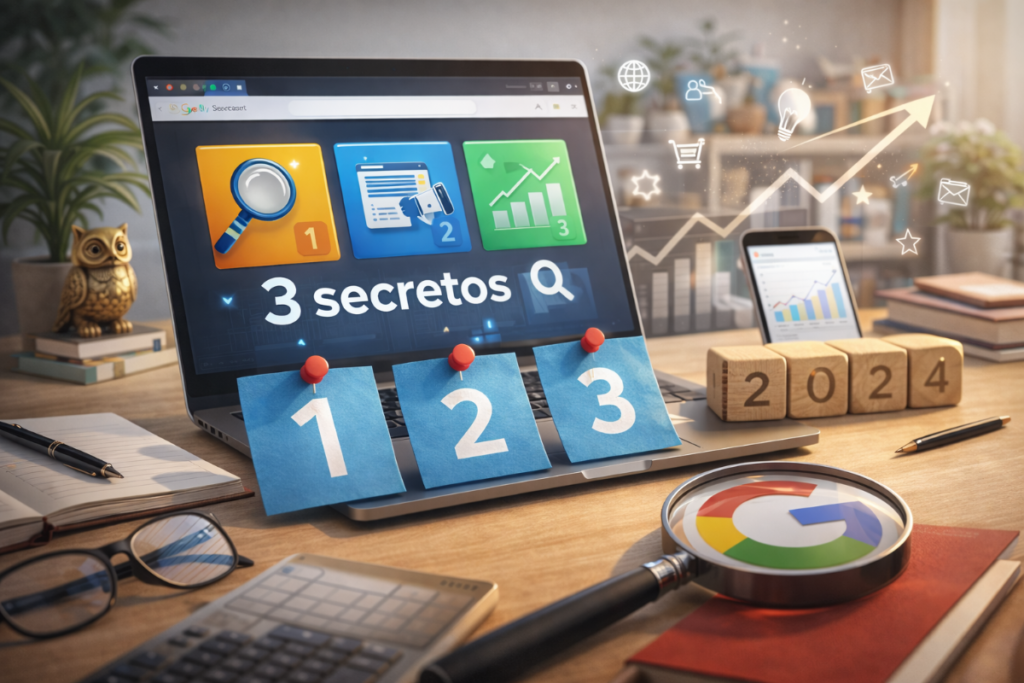 3 secretos para posicionar páginas web (SEO) en 2024