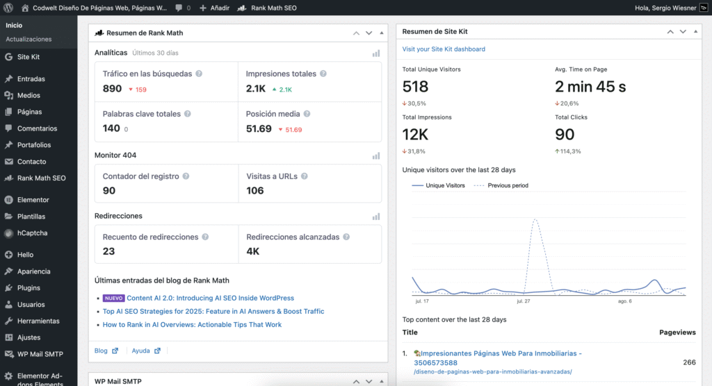 Acceder al Panel de Administración de WordPress