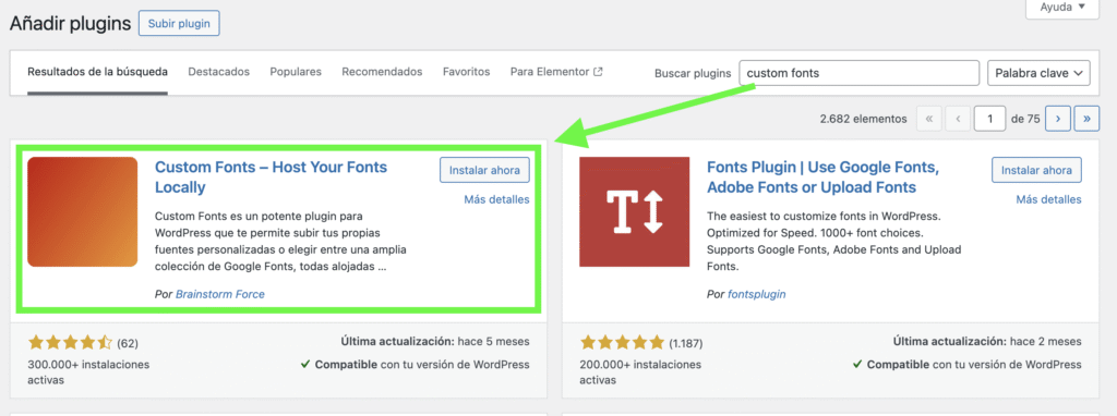Fuentes Personalizadas En Elementor