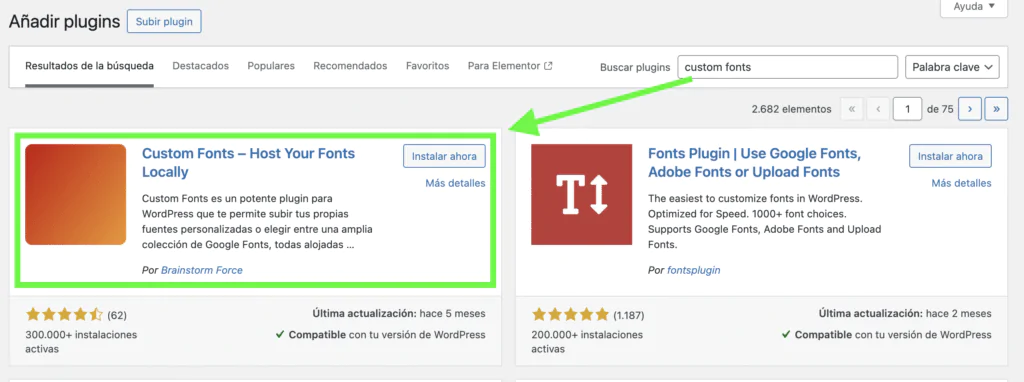 Fuentes Personalizadas En Elementor